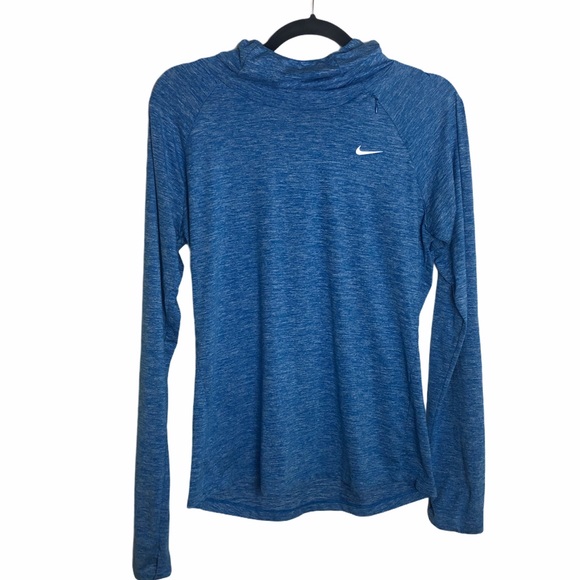 Nike Tops - Nike element pullover hoodie dri fit blue Medium
